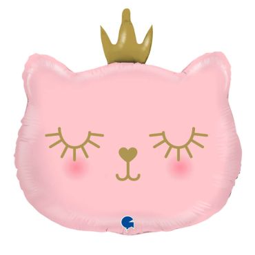 ballon aluminium chaton princesse rose de 66 cm | jourdefete.com ballon aluminium chaton princesse rose de 66 cm | jourdefete.com