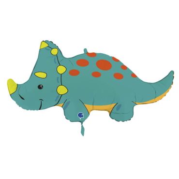 ballon aluminium dinosaure tricératops de 91 cm | jourdefete.com ballon aluminium dinosaure tricératops de 91 cm | jourdefete.com