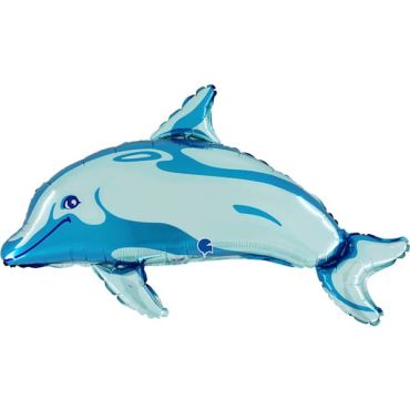 Ballon dauphin bleu 34 pouces idéal pour fête thème mer ou été | jourdefete.com Ballon dauphin bleu 34 pouces idéal pour fête thème mer ou été | jourdefete.com