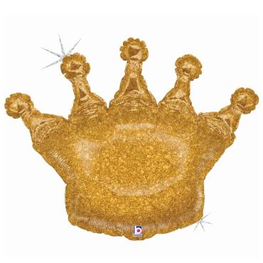 ballon aluminium scintillant couronne de princesse or de 91 cm | jourdefete.com ballon aluminium scintillant couronne de princesse or de 91 cm | jourdefete.com