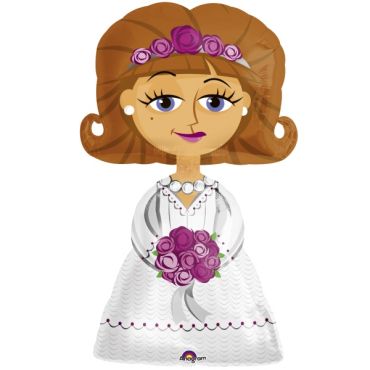 Ballon Hélium Femme Mariée Ballon Hélium Femme Mariée