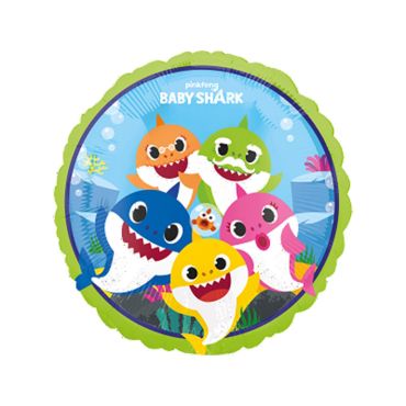 ballon rond hélium 43 cm baby shark | jourdefete.com ballon rond hélium 43 cm baby shark | jourdefete.com