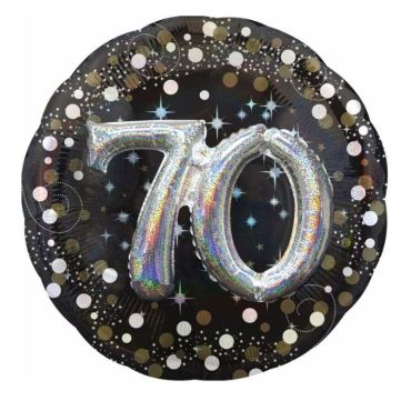 Ballon Métallique Hélium - 70 ans Ballon Métallique Hélium - 70 ans