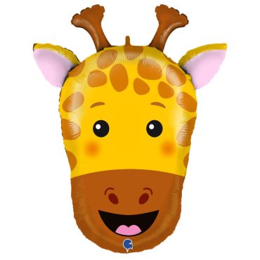 ballon en aluminium tête de girafe de 74 cm | jourdefete.com ballon en aluminium tête de girafe de 74 cm | jourdefete.com