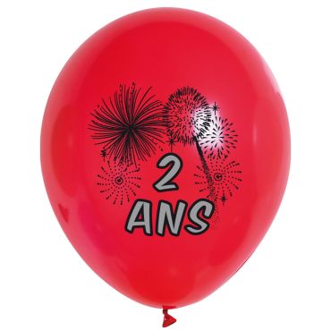 Ballons de Baudruche Anniversaire 2 ans Ballons de Baudruche Anniversaire 2 ans