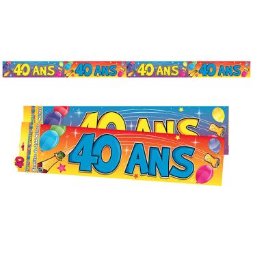 Bannière "40 ans" Bannière "40 ans"