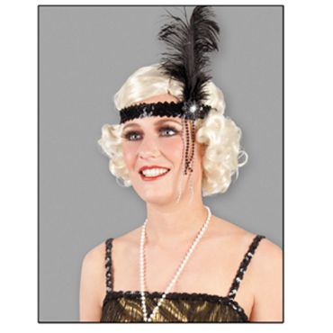 Bandeau Charleston Plume et Sequins Bandeau Charleston Plume et Sequins