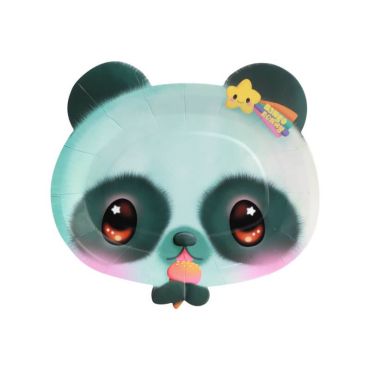 Assiettes panda enfant Bangoberry 18 cm forme tête | jourdefete.com Assiettes panda enfant Bangoberry 18 cm forme tête | jourdefete.com