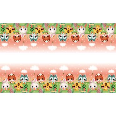 Nappe papier recyclé thème Bangoberry avec personnages mignons pour goûter d’anniversaire | jourdefete.com Nappe papier recyclé thème Bangoberry avec personnages mignons pour goûter d’anniversaire | jourdefete.com