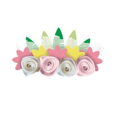 4 bandeaux fleurs et tulle beaux chevaux | jourdefete.com 4 bandeaux fleurs et tulle beaux chevaux | jourdefete.com