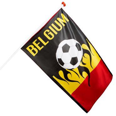 Drapeau Belgique foot 90 x 150 cm | jourdefete.com Drapeau Belgique foot 90 x 150 cm | jourdefete.com