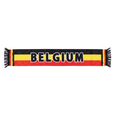 Écharpe de supporter aux couleurs du drapeau de la Belgique avec l'inscription BELGIUM | jourdefete.com Écharpe de supporter aux couleurs du drapeau de la Belgique avec l'inscription BELGIUM | jourdefete.com