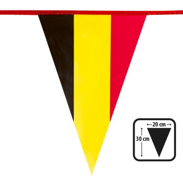 Guirlande de fanions Belgique 10 m tricolore | jourdefete.com Guirlande de fanions Belgique 10 m tricolore | jourdefete.com