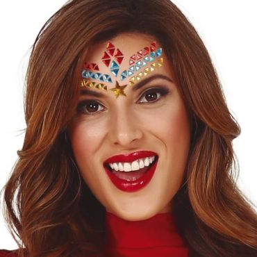 bijoux adhésifs de visage thème super héroïne bijoux adhésifs de visage thème super héroïne