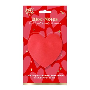 Bloc-notes en forme de cœur pour écrire des messages d’amour | jourdefete.com Bloc-notes en forme de cœur pour écrire des messages d’amour | jourdefete.com