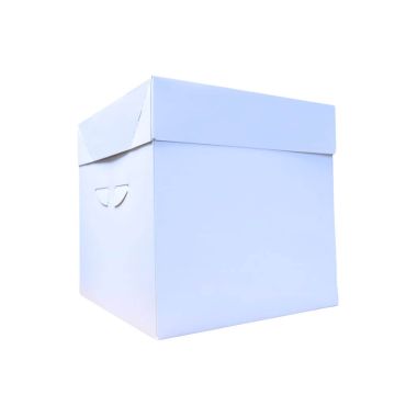 Boîte haute à gâteau blanche 25,5 x 25,5 x 25 cm pour pâtisseries volumineuses | jourdefete.com Boîte haute à gâteau blanche 25,5 x 25,5 x 25 cm pour pâtisseries volumineuses | jourdefete.com