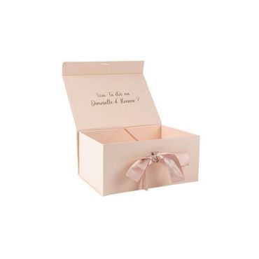 Boîte Veux-tu être ma Demoiselle d'Honneur ? - Blush et Or Boîte Veux-tu être ma Demoiselle d'Honneur ? - Blush et Or