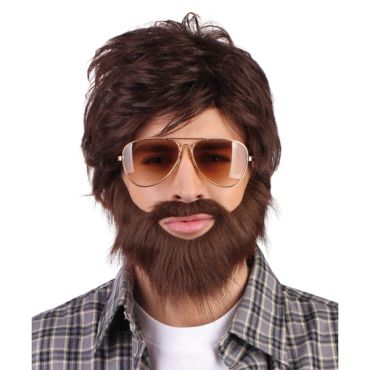 Perruque Barbe Moustache Chataîn Homme Perruque Barbe Moustache Chataîn Homme