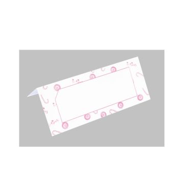 Lot de 6 marque-places - Bonbon Sucre - Rose | jourdefete.com Lot de 6 marque-places - Bonbon Sucre - Rose | jourdefete.com