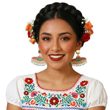 Boucles d’oreilles sombreros colorés | jourdefete.com