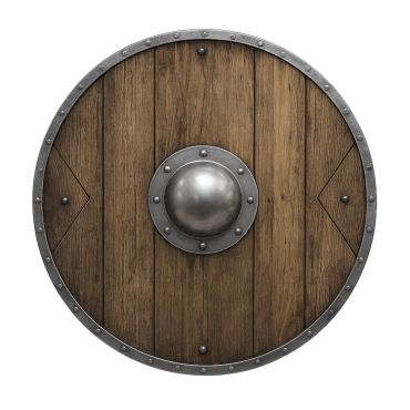 Bouclier Viking 40 cm effet bois et métal | jourdefete.com Bouclier Viking 40 cm effet bois et métal | jourdefete.com