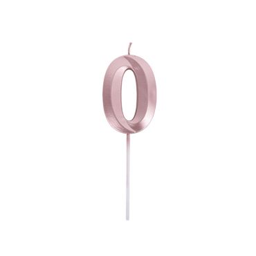 Bougie graphique chiffre 0 rose gold | jourdefete.com Bougie graphique chiffre 0 rose gold | jourdefete.com