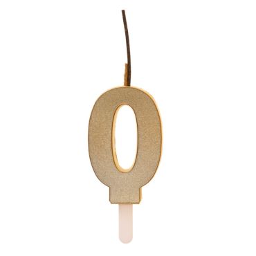 Bougie d'anniversaire pétillante dorée en forme de chiffre 0 pour décoration de gâteau | jourdefete.com Bougie d'anniversaire pétillante dorée en forme de chiffre 0 pour décoration de gâteau | jourdefete.com