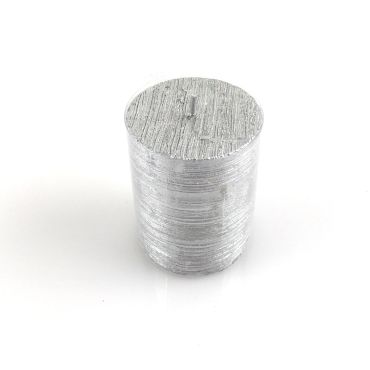 Bougie cylindrique argent