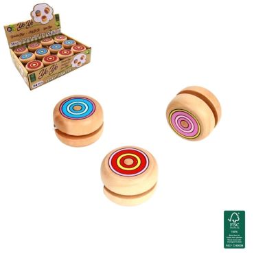 Yo-yo en bois coloré jouet traditionnel pour enfants et animations de fête | jourdefete.com Yo-yo en bois coloré jouet traditionnel pour enfants et animations de fête | jourdefete.com