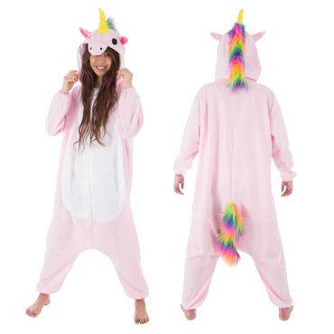 Déguisement Kigurumi Licorne rose - Taille M Déguisement Kigurumi Licorne rose - Taille M