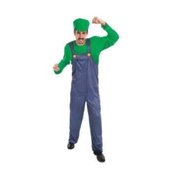 Déguisement de Plombier Vert Homme - Taille au Choix Déguisement de Plombier Vert Homme - Taille au Choix