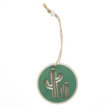 Deux cactus bois avec rondin diametre 7 cm a suspendre| jourdefete.com Deux cactus bois avec rondin diametre 7 cm a suspendre| jourdefete.com