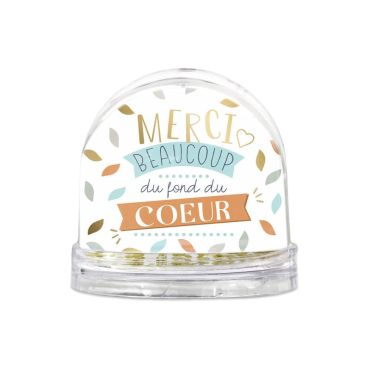 boule à neige merci beaucoup du fond du cœur boule à neige merci beaucoup du fond du cœur