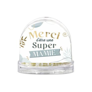 boule à neige merci d'être une super Mamie boule à neige merci d'être une super Mamie