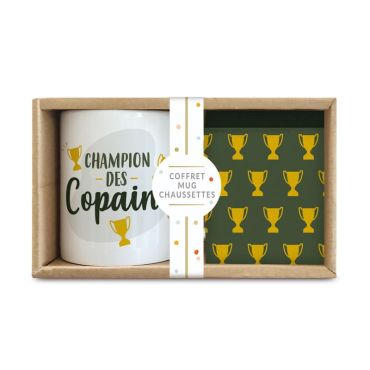 Un coffret composé d'un mug et d'une paire de chaussettes pour votre copain | jourdefete.com Un coffret composé d'un mug et d'une paire de chaussettes pour votre copain | jourdefete.com