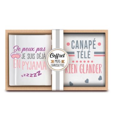 coffret cadeau mug et chaussette glander | jourdefete.com coffret cadeau mug et chaussette glander | jourdefete.com