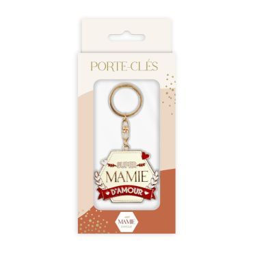 Porte-clés Super Mamie d’Amour élégant et coloré | jourdefete.com Porte-clés Super Mamie d’Amour élégant et coloré | jourdefete.com