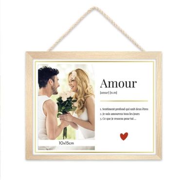 Cadre Photo pour la Saint-Valentin - Définition Amour | jourdefete.com