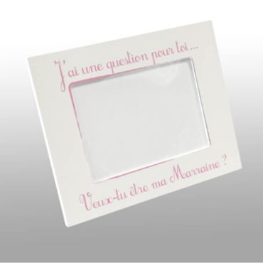 Cadre Photo Veux-tu être ma Marraine - Rose | jourdefete.com Cadre Photo Veux-tu être ma Marraine - Rose | jourdefete.com
