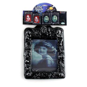 Portrait holographique fillette/zombie - Collection "Black and Bone"