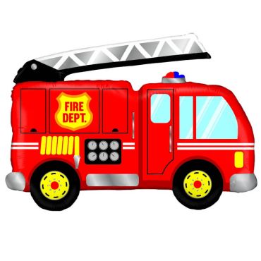 ballon aluminium camion de pompiers de 102 cm | jourdefete.com ballon aluminium camion de pompiers de 102 cm | jourdefete.com