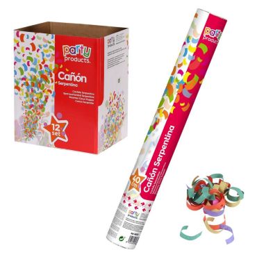 Canon à serpentins multicolores 40 cm | jourdefete.com Canon à serpentins multicolores 40 cm | jourdefete.com