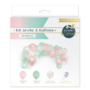 Kit Arche à Ballons - Gender Reveal | jourdefete.com Kit Arche à Ballons - Gender Reveal | jourdefete.com