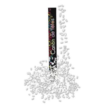 Canon à confettis Rectangles Blancs - 80 cm - Tir à 8 m | jourdefete.com Canon à confettis Rectangles Blancs - 80 cm - Tir à 8 m | jourdefete.com