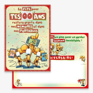 Carte d’Anniversaire Grand Format avec Enveloppe - "Mémoires et Portables" | jourdefete.com Carte d’Anniversaire Grand Format avec Enveloppe - "Mémoires et Portables" | jourdefete.com