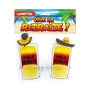 Lunettes "Vive la Retraite !" Lunettes "Vive la Retraite !"