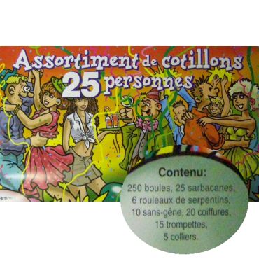 cotillons pour 25 personnes cotillons pour 25 personnes