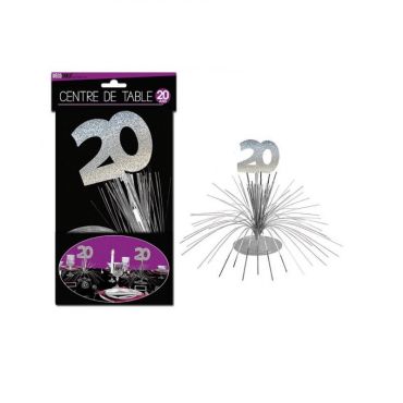 Centre de Table Anniversaire 20 ans Centre de Table Anniversaire 20 ans