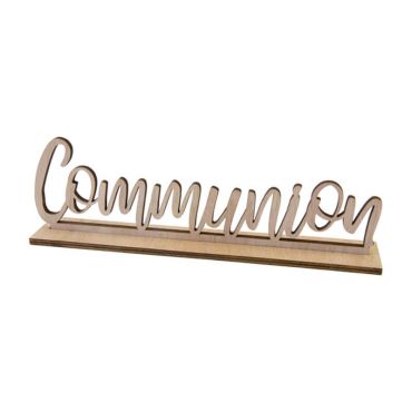Centre de table sur socle - Communion | jourdefete.com Centre de table sur socle - Communion | jourdefete.com