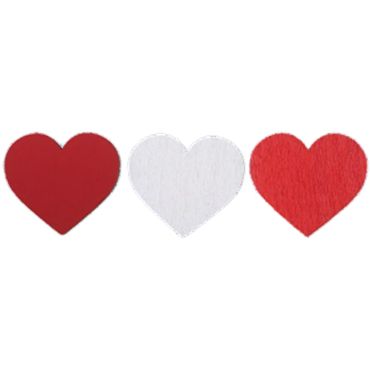 Sachet de 10 décorations en bois en forme de cœur à parsemer pour la Saint-Valentin | jourdefete.com Sachet de 10 décorations en bois en forme de cœur à parsemer pour la Saint-Valentin | jourdefete.com